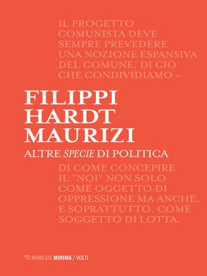 cover image of Altre specie di politica